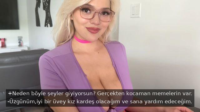 Sarışın Güzellik Ders Çalıştırdığı Üvey Kardeşine Hayatının Dersini Veriyor